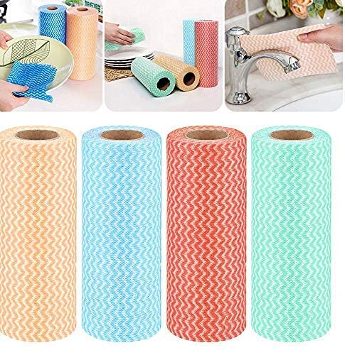 Reusable Kitchen Towel Roll for Dish Cleaning – Absorbent, Eco-Friendly & Tearable