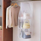 Hanging Handbag Organizer with 6 Dustproof Compartments – Foldable, Washable, White
