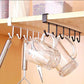 Under Shelf Hanging Hooks Organizer Rack | Kitchen Cup & Utensil Holder