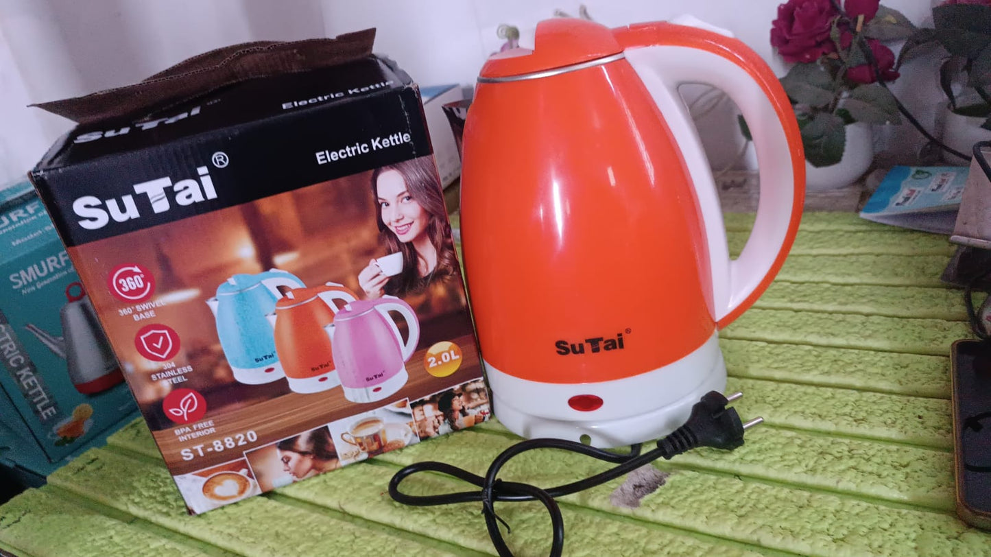 Electric Kettle Boil Dry Protection & Auto-Shut Off (1500-2000W / 2 Ltr.) Your Brand