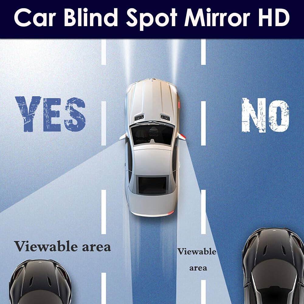 Car Safety & Cleaning Combo | Blind Spot Mirror, Interior Brush & Wiper Detergent shopbyte
