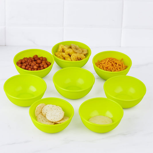 Multipurpose Small Plastic Bowl Katori Microwave Safe Bowl 8 Pcs Set