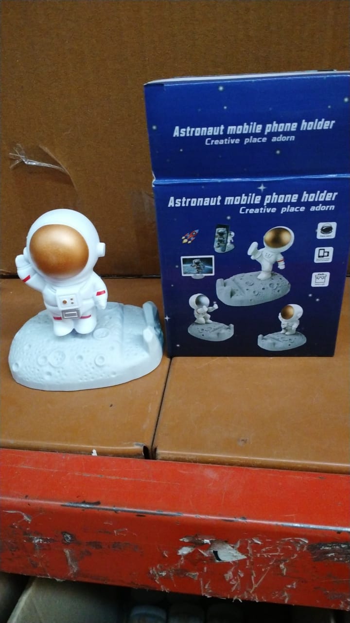 Mobile Holder Astronaut Phone Stand Planet Creative Fun 3D Design (1 Pc / Mix Design) Your Brand
