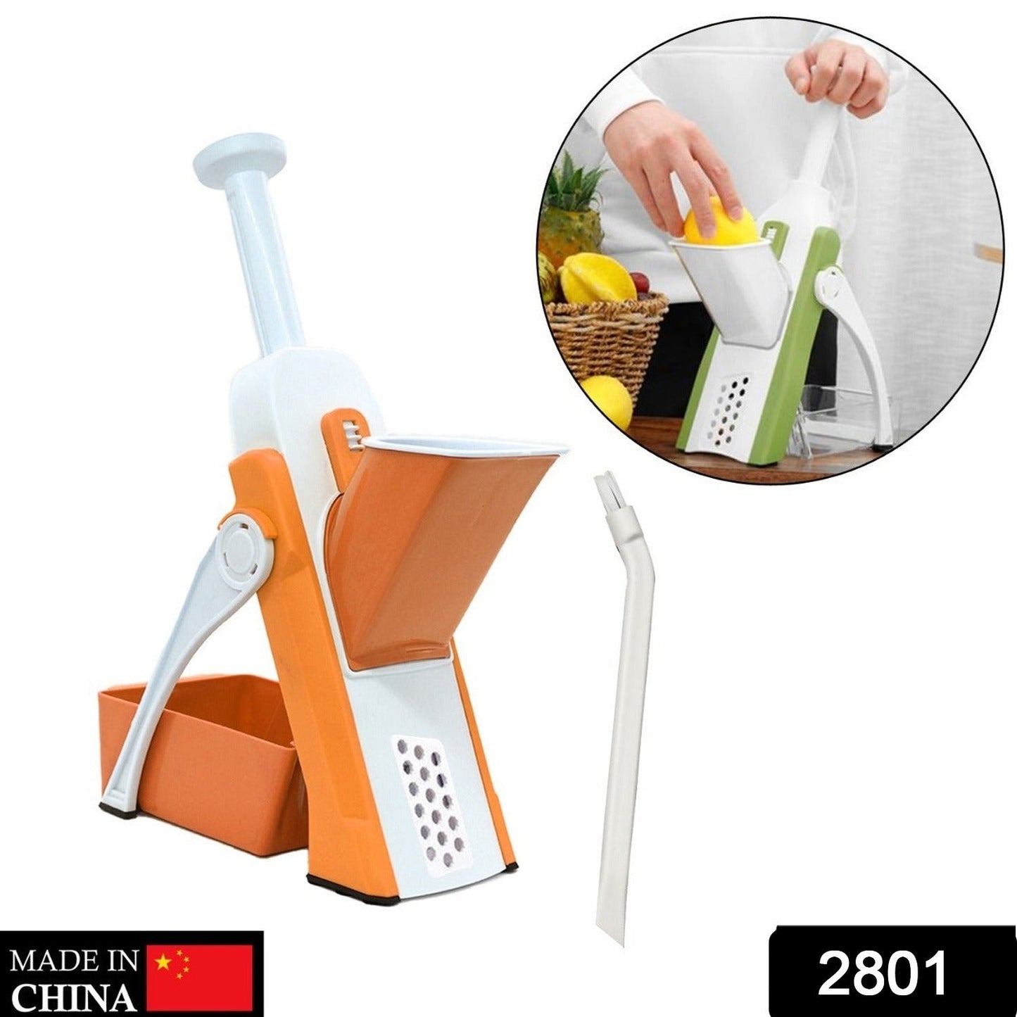 MULTI FUNCTIONAL TIME SAVING ADJUSTABLE HAND PRESS VEGETABLES CHOPPER Your Brand