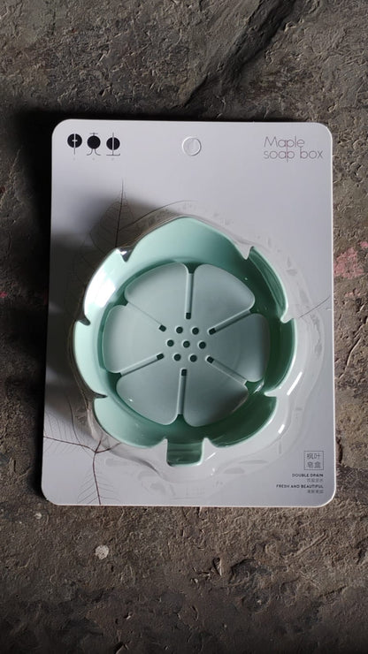 Plastic Flowers Soap Dish Bathroom Accessories Set Shower Gift (1 Pc) Your Brand