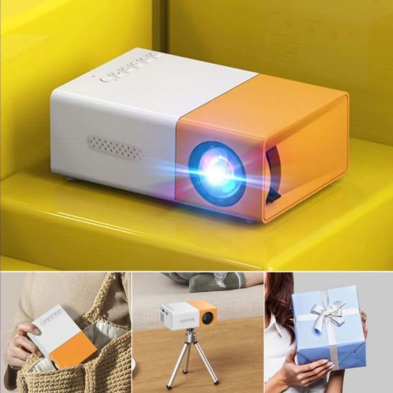 Mini Movie Projector Lcd Screen (1 Pc) Wukusy