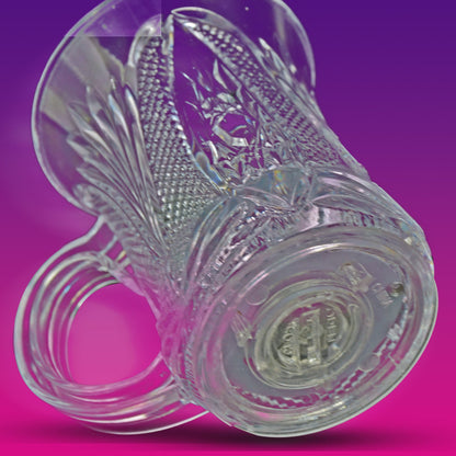 LED Light-Up Party Cups - Flashing Water-Activated Drinking Glasses Handle (2-Piece)