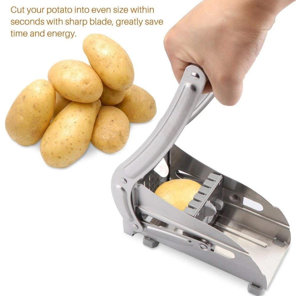 FRENCH FRIES POTATO CHIPS STRIP CUTTER MACHINE WITH BLADE Your Brand