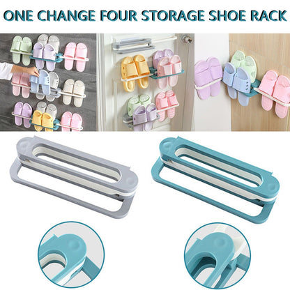 Multifunction Folding Slippers / Shoes Hanger Organizer Rack Your Brand