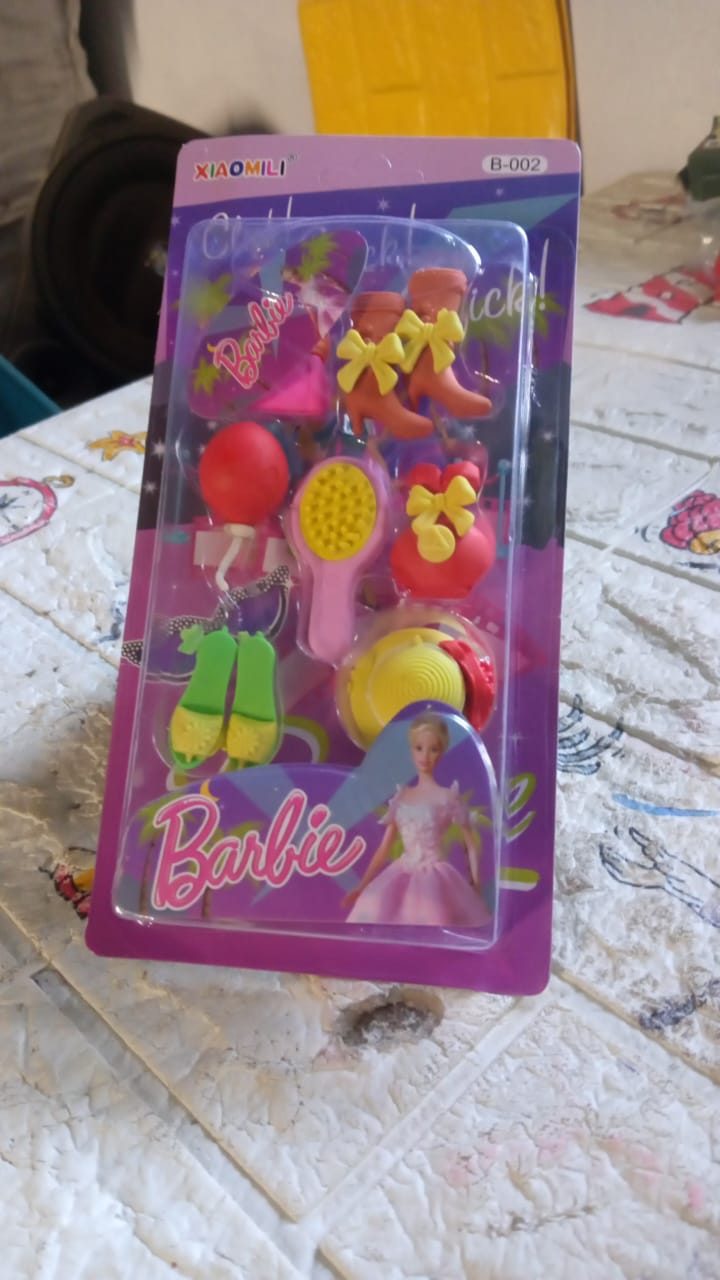 Fancy & Stylish Mini Erasers for Kids (9 Pc Set) - Fun Designs, Party Favors Your Brand