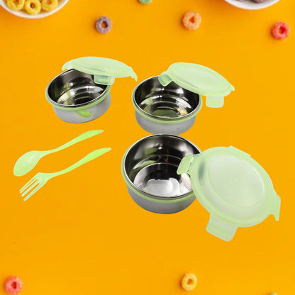 AIRTIGHT & LEAK PROOF STAINLESS STEEL CONTAINER MULTI COMPARTMENT LUNCH BOX CARRY TO ALL TYPE LUNCH IN LUNCH BOX & PREMIUM QUALITY LUNCH BOX IDEAL FOR OFFICE , SCHOOL KIDS & TRAVELLING IDEAL Your Brand