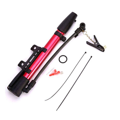 Aluminum Mini Bicycle Air Pump (Multicolor) Your Brand