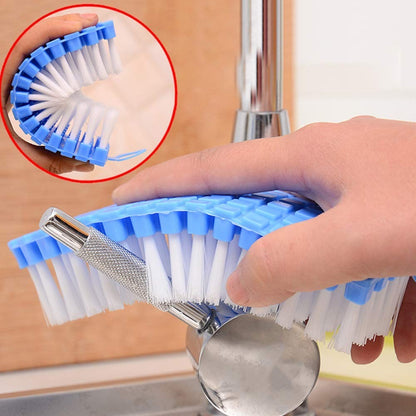 Flexible Plastic Cleaning Brush for Home, Bathroom, Your Brand
