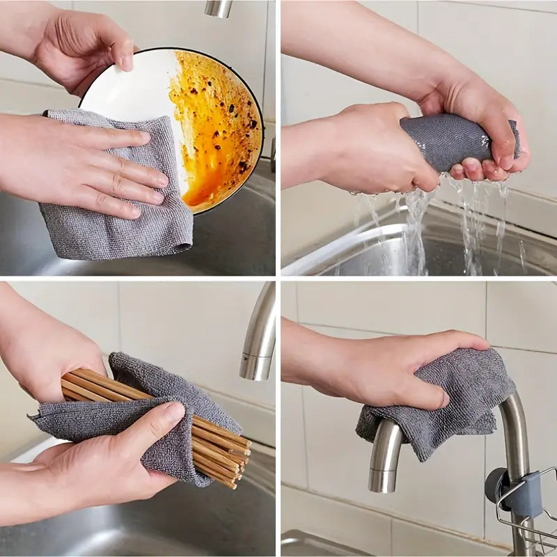 Reusable Microfiber Kitchen Towel Roll (20 Sheets)