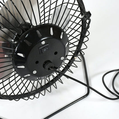 USB Table Desk Personal Metal Electronic Fan, Compatible with Computers, Laptops, Student Dormitory, Suitable For Office, School Use (1 Pc) Your Brand