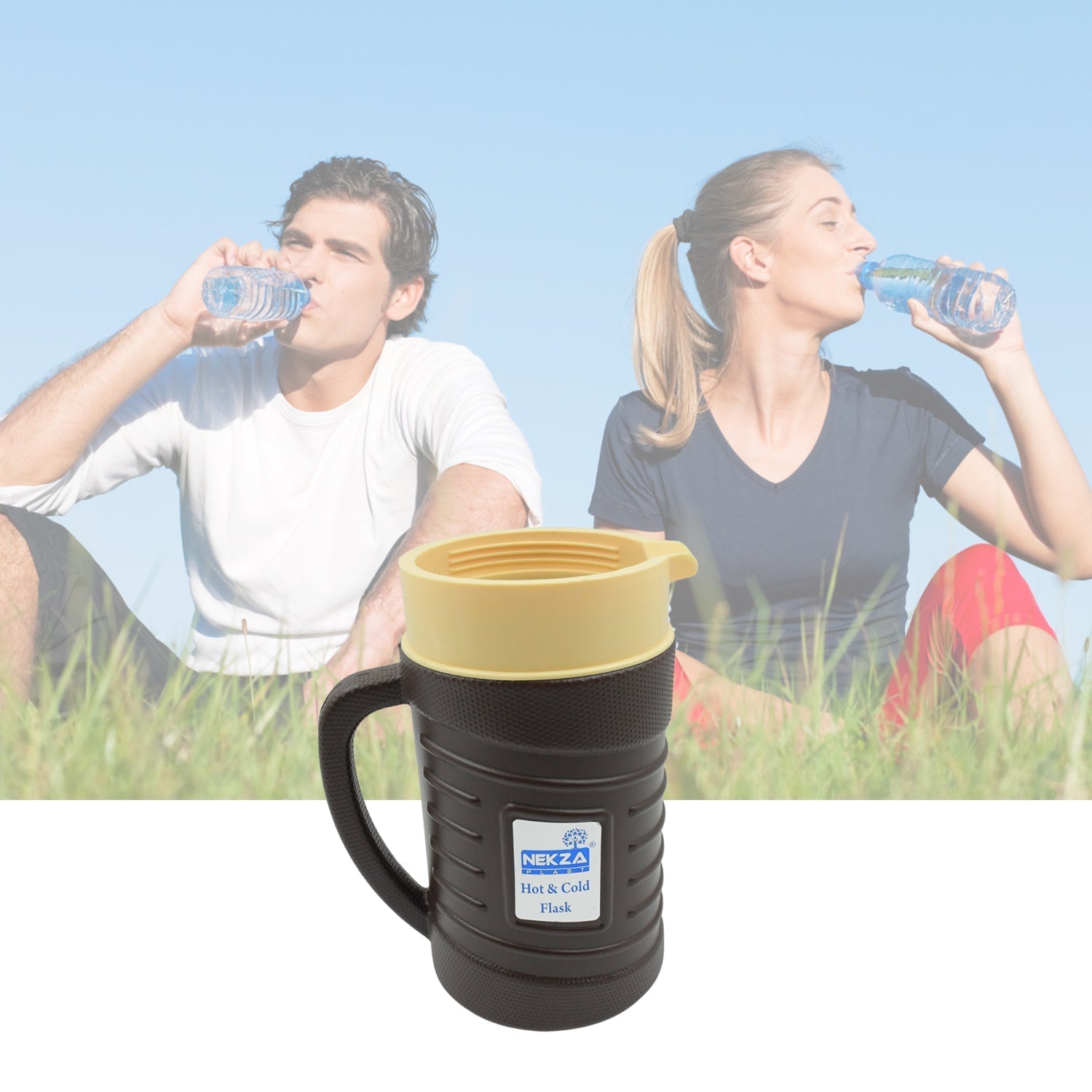 Stainless Steel Thermos Flask (Multiple Sizes): Travel Mug, Coffee, Tea (Leakproof) Your Brand