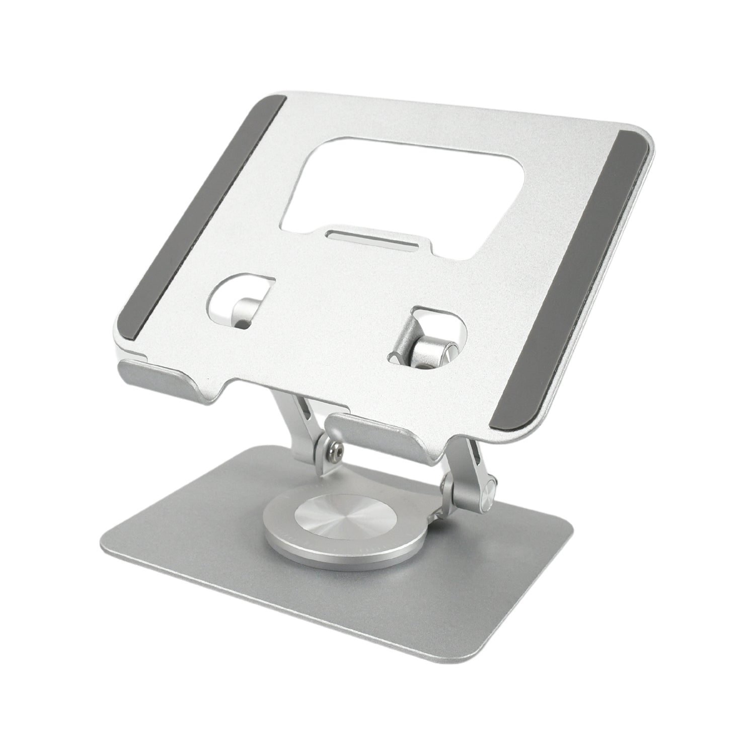 Aluminum Alloy 360°Rotating Bracket, Adjustable Tablet Stand, Portable Foldable Ergonomic Tablet Support Your Brand