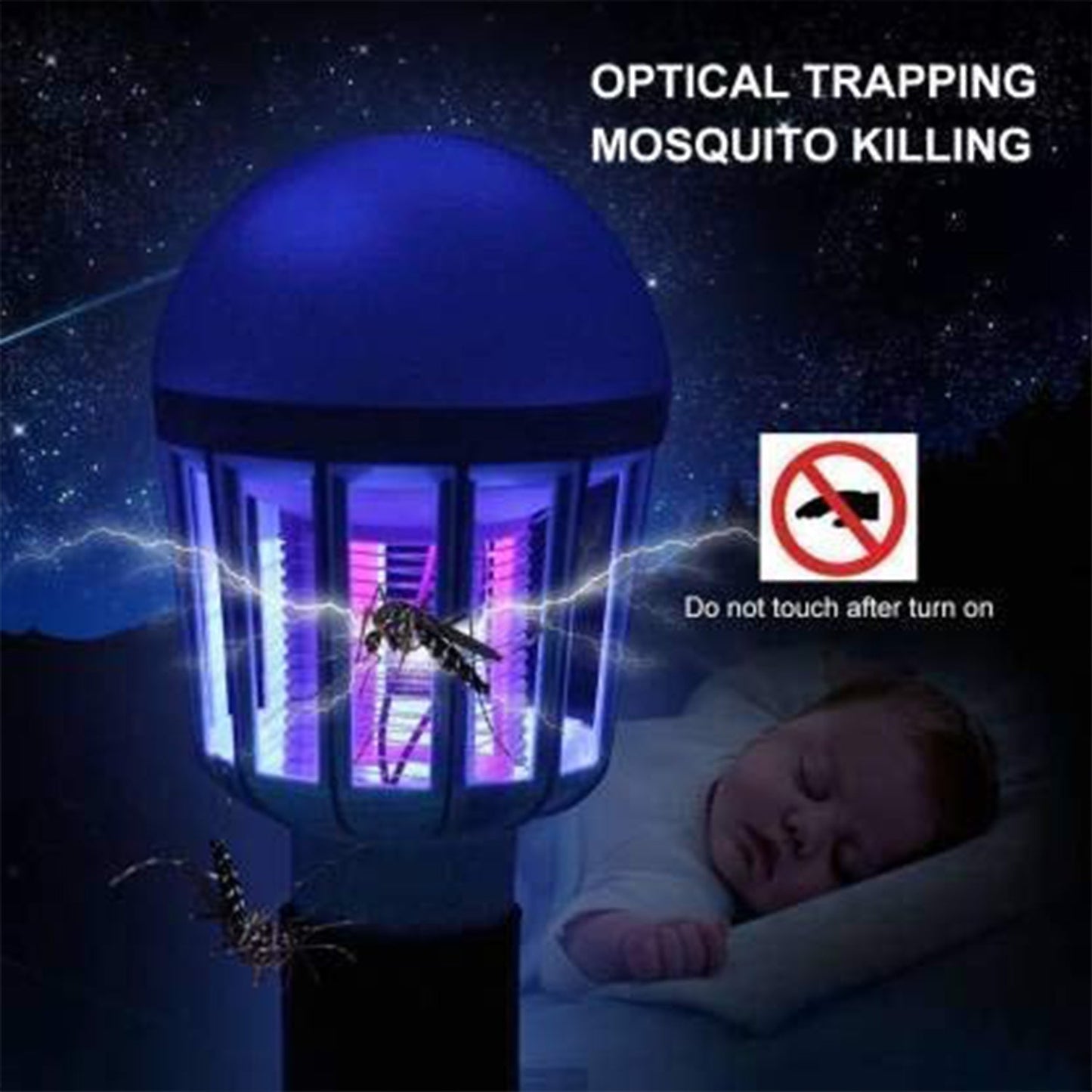 12W Mosquito Killer Lamp E27 Summer Moths Flying Insects Led Zapper Mosquito Killer Lamp Light Bulb Household Your Brand