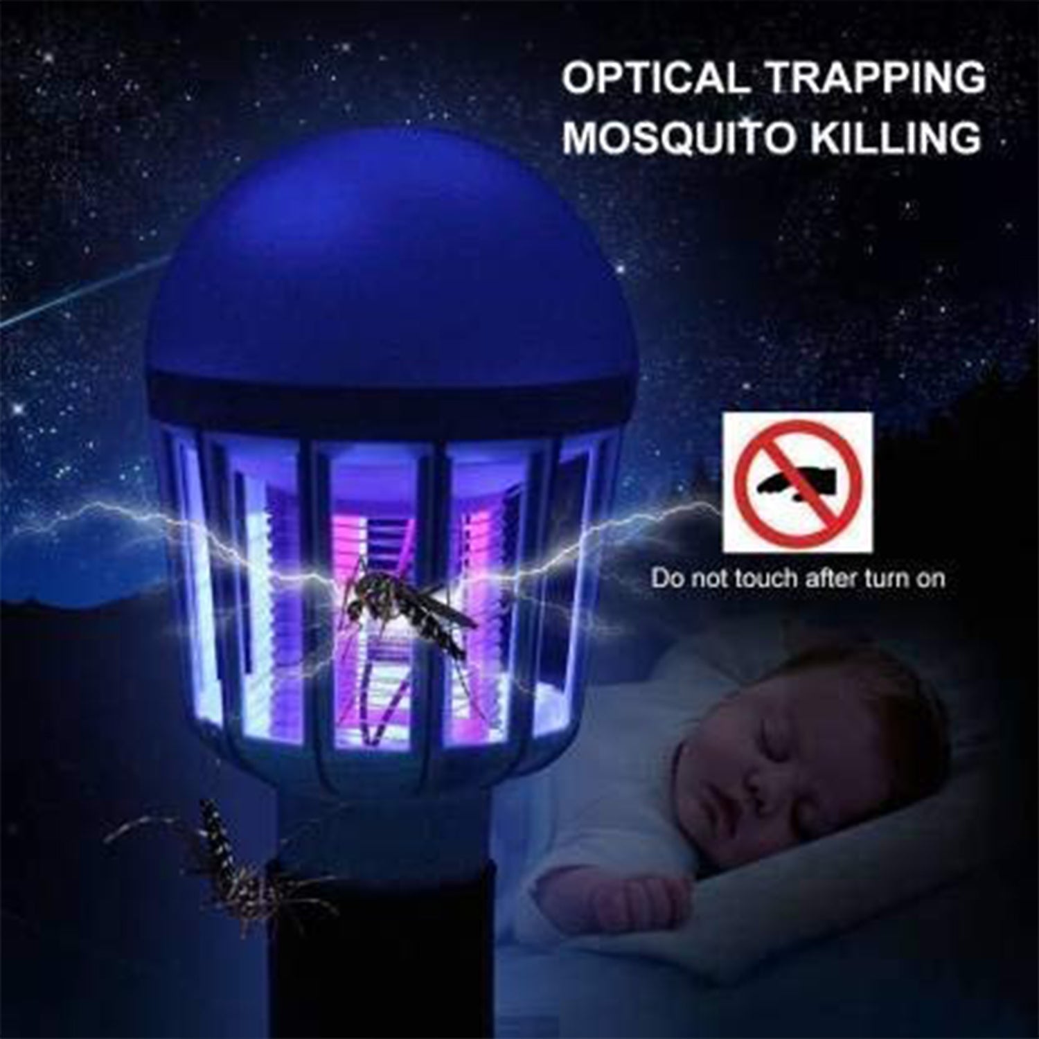 12W Mosquito Killer Lamp E27 Summer Moths Flying Insects Led Zapper Mosquito Killer Lamp Light Bulb Household Your Brand