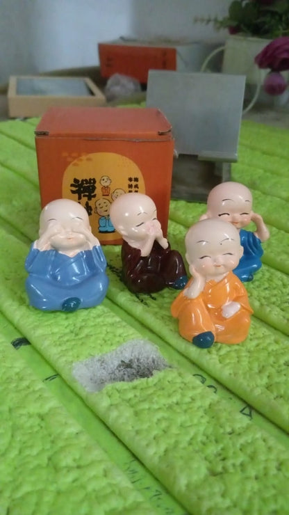 Baby Buddha 4Pc and show piece used for house, office and official decorations etc. Your Brand