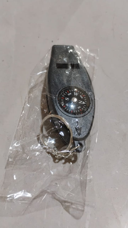 4 in 1 Multifunctional Emergency Survival Whistle (1 Pc) Your Brand