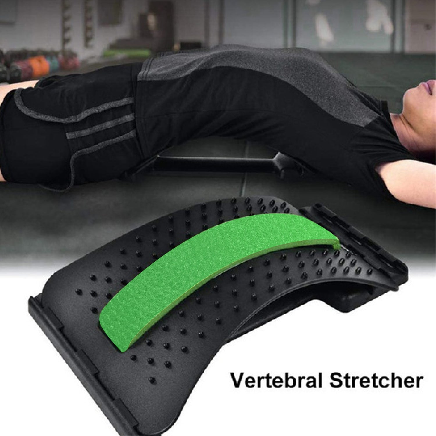 Multi-Level Back Stretcher Posture Corrector Device For Back Pain Relief Your Brand