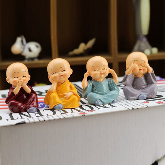 Baby Buddha 4Pc and show piece used for house, office and official decorations etc. Your Brand
