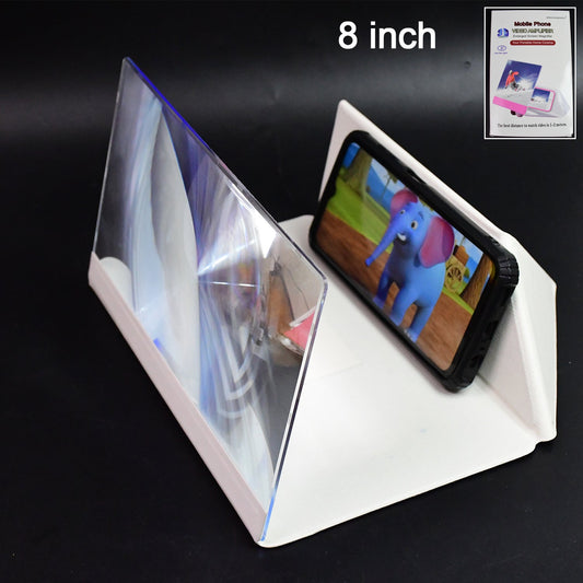 3d Hd Mobile Phone Screen Magnifier Amplifier (1 Pc  8 Inch) Wukusy