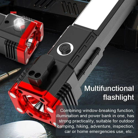 Hammer Torch LED Flashlight with Powerbank shopbyte