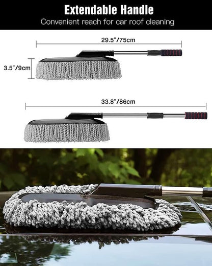 Car Cleaning Duster with Extendable Handle