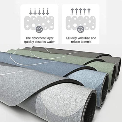 Non Slip Super Absorbent Mat (Pack of 2) shopbyte