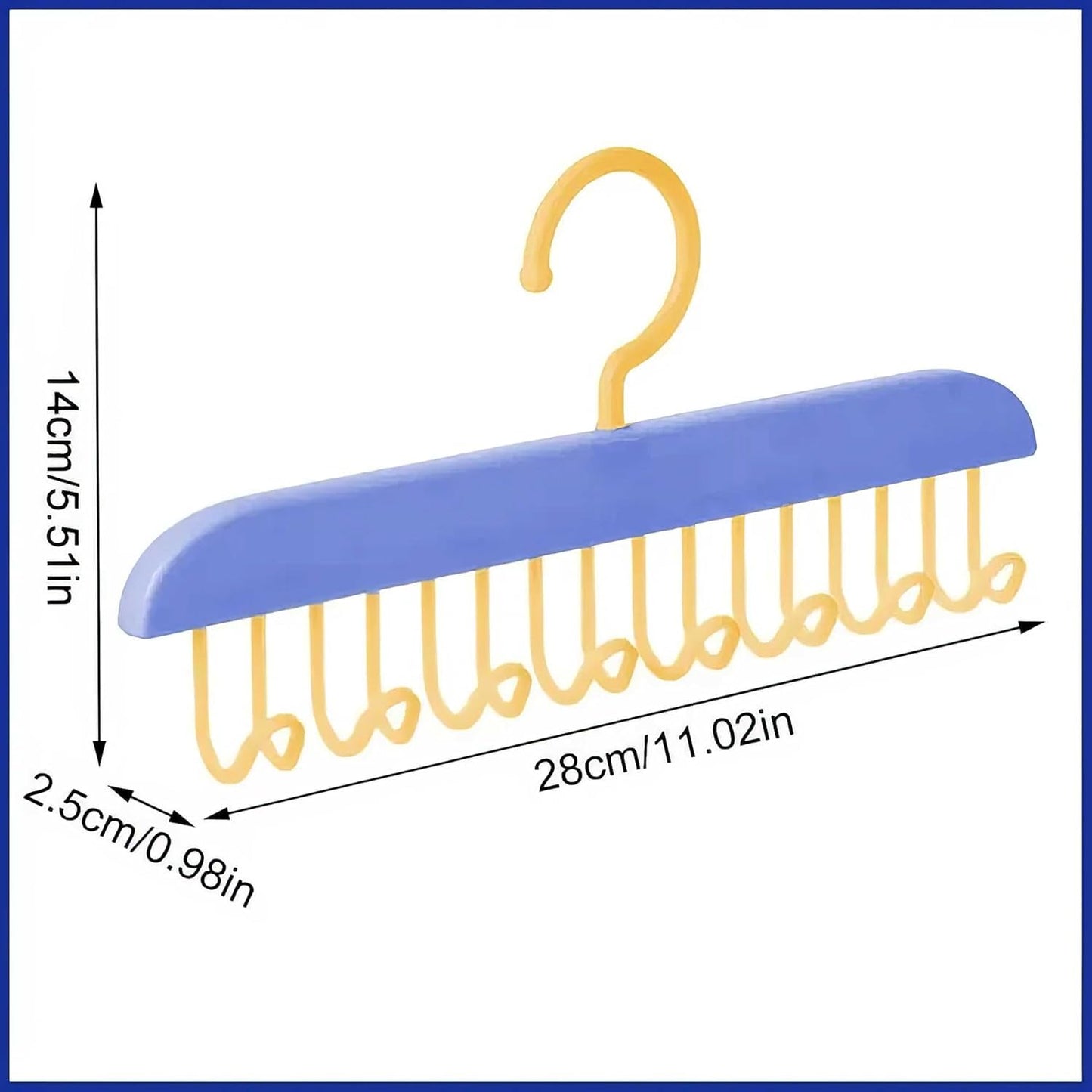 360° Rotating Bra & Camisole Hanger – 8 Hooks Closet Organizer (4 Pcs)