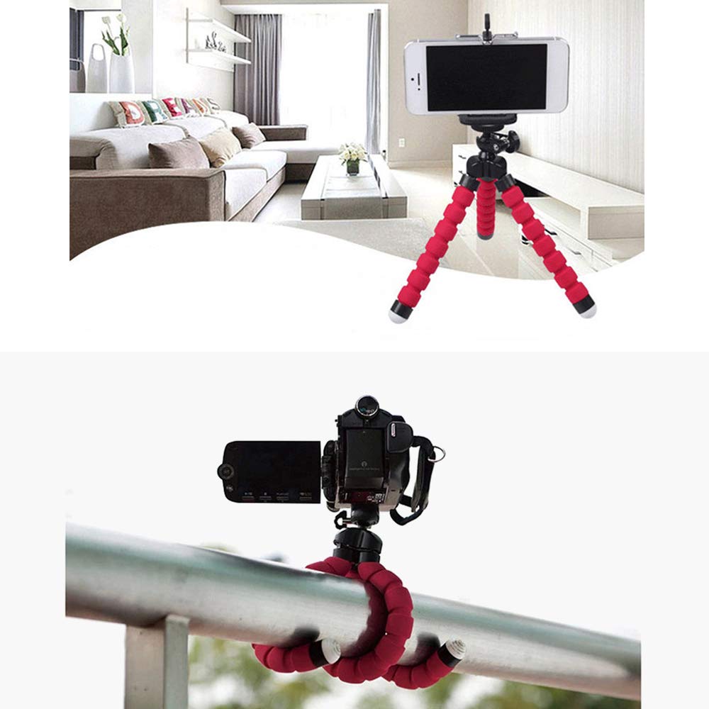 Portable Mini Octopus Tripod Stand with Phone Holder for Live Selfie, Mobile Phone Portable and Adjustable Stent Your Brand