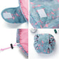Drawstring Travel Makeup Bag | Portable Cosmetic Pouch Organizer | Random Print and Color