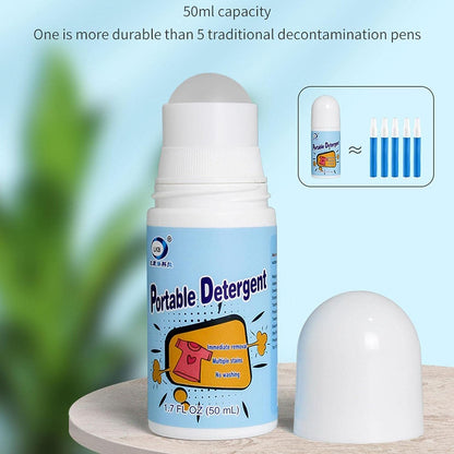 Clothes Stain Remover Bead Emergency Stain Rescue Roller Cleaner for Various Fabrics