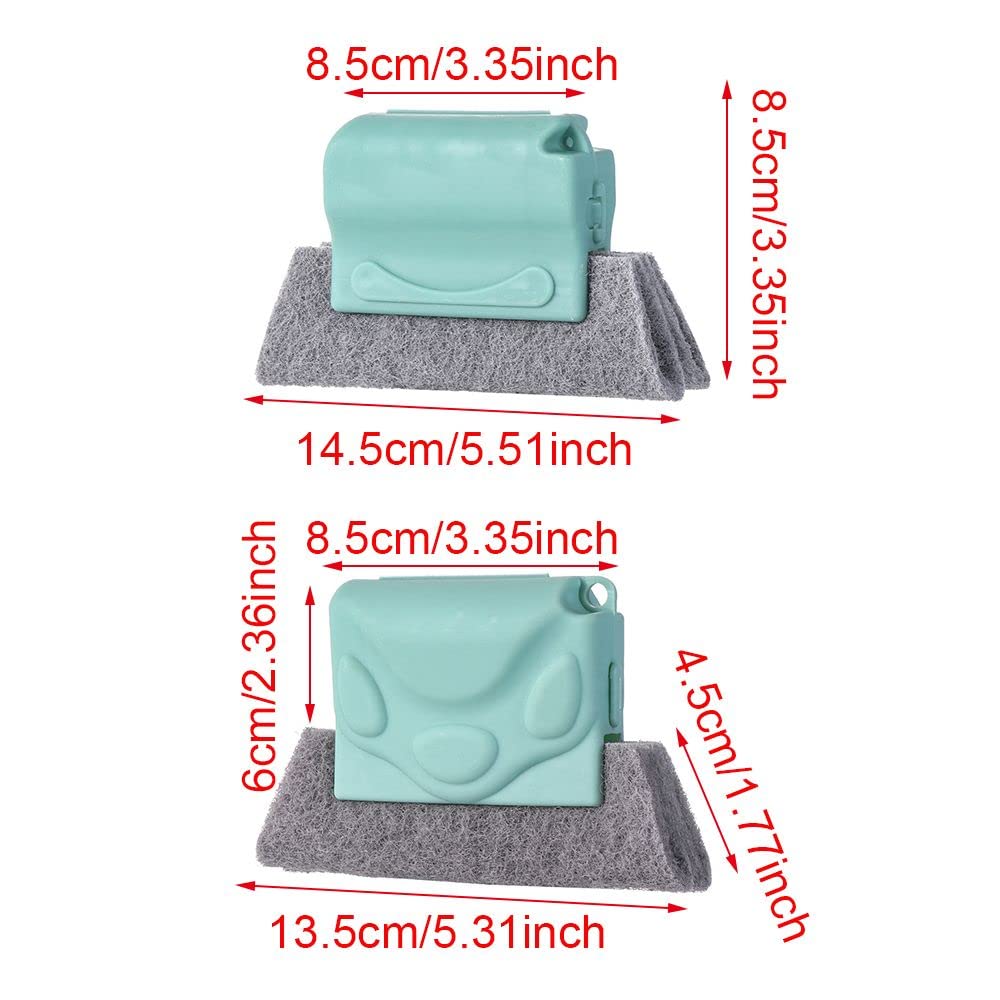 Multi-Purpose Window & Sliding Door Track Cleaning Brush (Pack of 3)