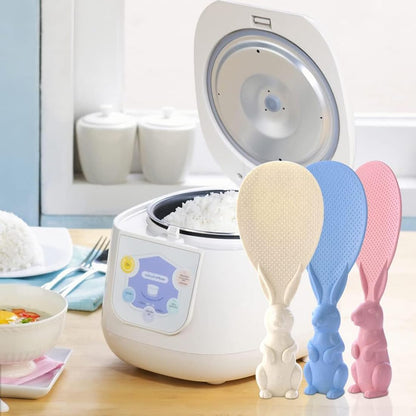 Cute Bunny Stand-Up Rice Paddle (Random Color)(2 Pcs)