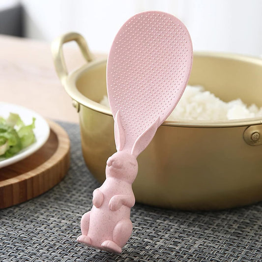 Cute Bunny Stand-Up Rice Paddle (Random Color)(2 Pcs)