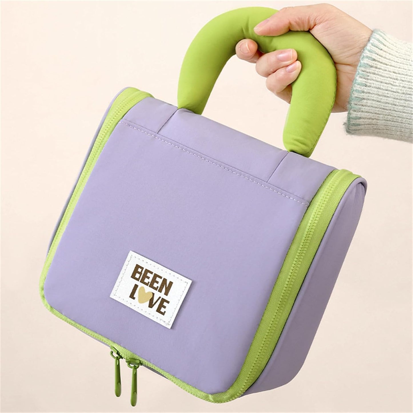 Waterproof Hanging Toiletry Bag | Travel Makeup & Cosmetic Organizer | Random Color