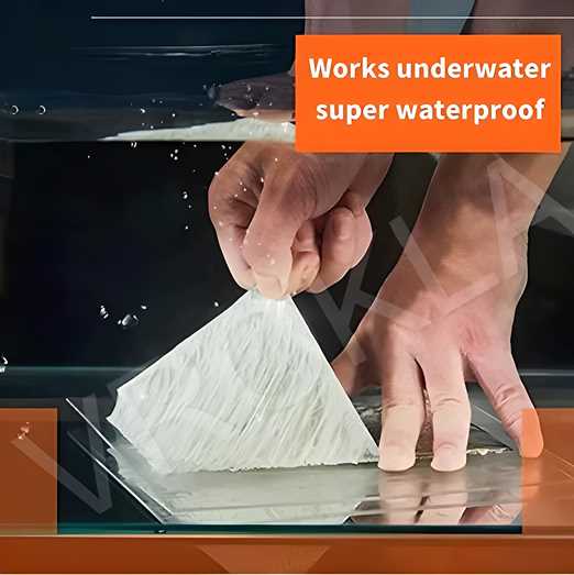 Leakage Repair Waterproof Tape for Pipe Roof Water Leakage Solution Aluminum Foil Adhesive Tape Sealing Butyl Rubber Tape for Surface Crack, Pipe Rupture (5cmx5m) shopbyte-in