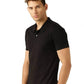 Cotton Blend Polo Neck Solid T-Shirt (Pack of 3)
