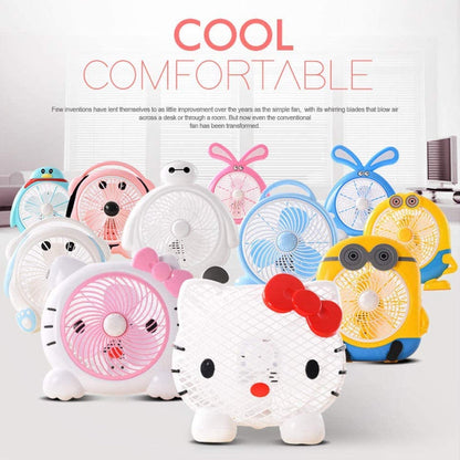 plastic cute mini electric usb fan desk fan for children ( Battery Not Include) Your Brand