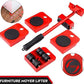 Furniture Lifter -Furniture Lifter Mover Tool Set Heavy Duty Furniture Shifting Lifting Moving Tool with Wheel Pads