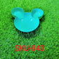 Divided Mickey-shaped plate for snacks