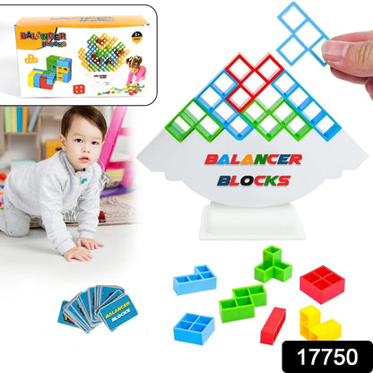 3D Tower Game, Tower Balance Game, Tower Stacking Game Adult Kid Tower Stacking Blocks Balance Game Blocks Building Toys for Kids Age 3+ Years (16 Pcs Set) Your Brand