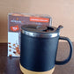 Insulated Coffee Mug with Spill-Proof Lid (Approx 450ML & 1 Pc)