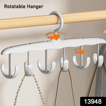 Tank Top Hanger, 12-Hook Space Saving Hanger, Capacity Rotatable Wood Space Saving Hanger Closet Organizers and Storage for Dorm & Apartment for Tank Top Your Brand