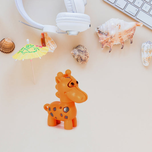 Extandable Giraffe toy, Cute Looking Giraffe with Extandable Neck (30 Pcs Set) Your Brand
