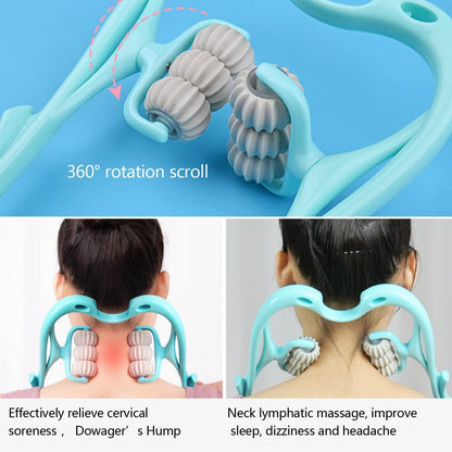 Neck & Shoulder Massager: Portable Relief for Back, Waist & More (1 Pc) Your Brand