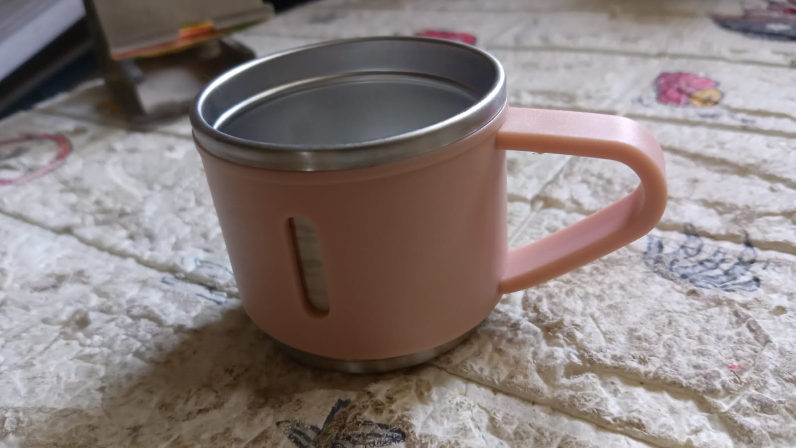 Stainless Steel Vacuum Coffee / Tea Cup, Tea Mug Hot Insulated Double Wall Stainless Steel, Coffee, and Milk Cup with Handle Easy To Carry: Coffee Cup (1 Pc) Your Brand